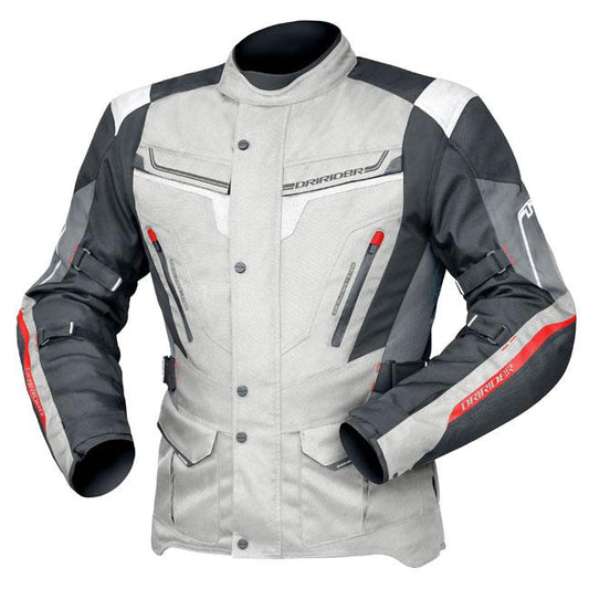 Dririder Apex 5 Men's Jacket - Grey / White / Black