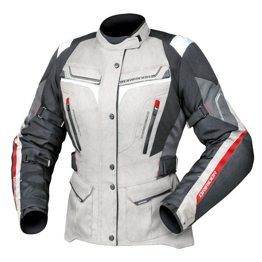 Dririder Apex 5 Women's Jacket - Grey / White / Black