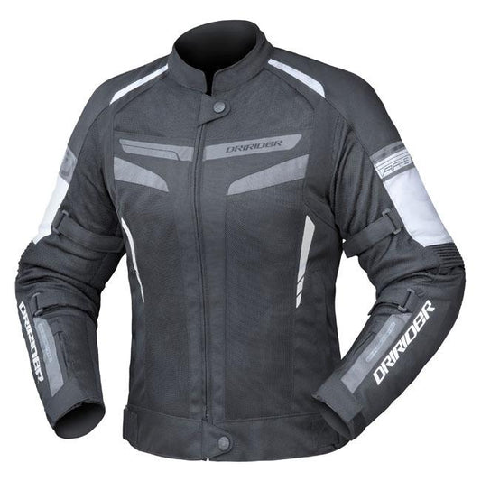 Dririder Air Ride 5 Women's Jacket - Black / White / Grey