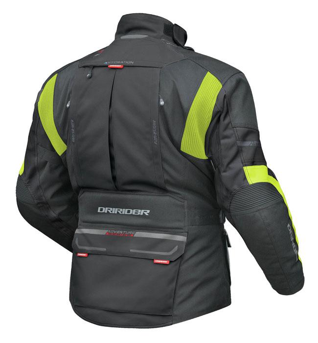 Dririder Vortex Adventure 2 Men's Jacket - Black Yellow
