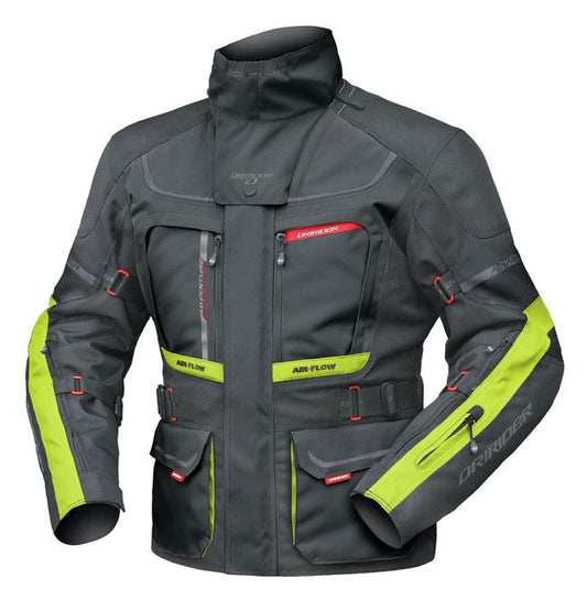 Dririder Vortex Adventure 2 Men's Jacket - Black Yellow
