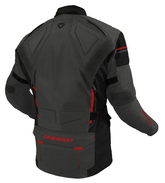 Dririder Compass 4 Jacket - Grey / Black / Red