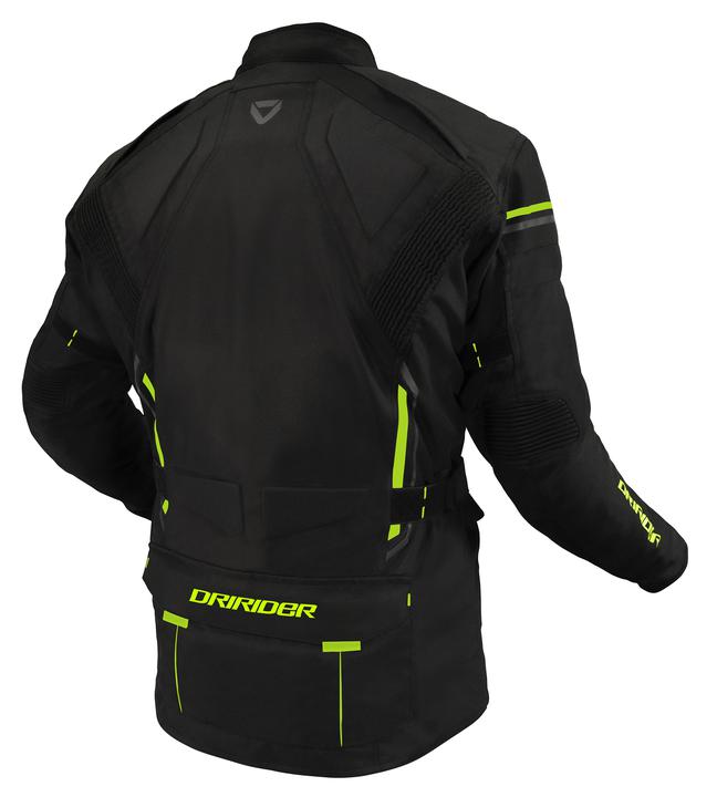 Dririder Compass 4 Jacket - Black Hi-Vis