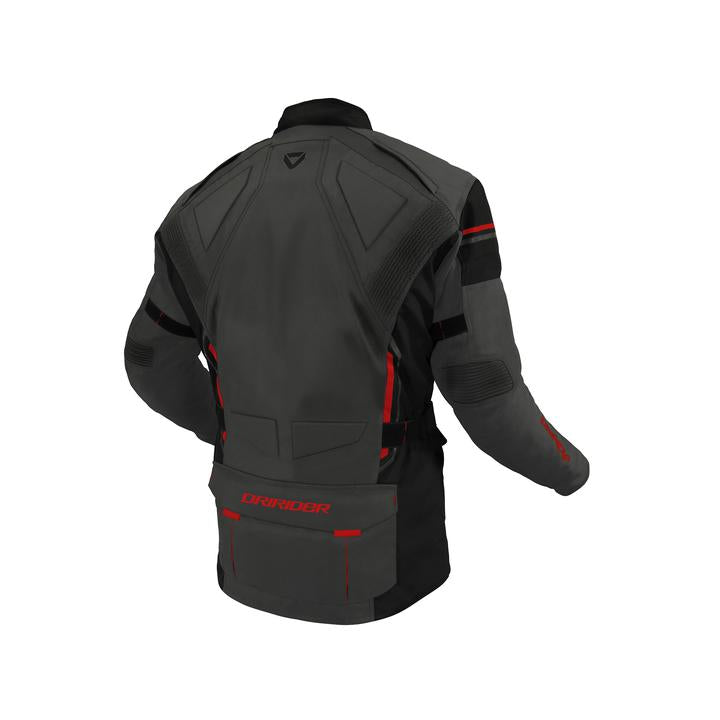 Dririder Compass 4 Youth Jacket - Grey / Black / Red