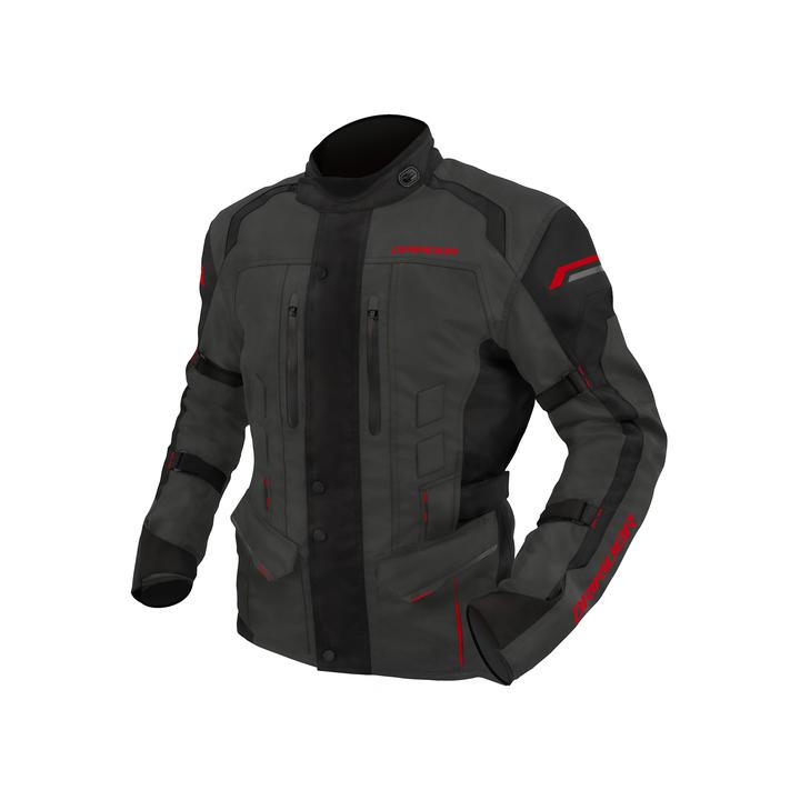 Dririder Compass 4 Youth Jacket - Grey / Black / Red