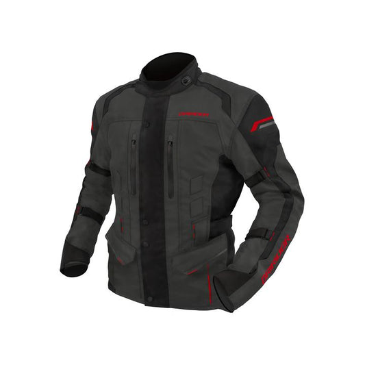 Dririder Compass 4 Youth Jacket - Grey / Black / Red