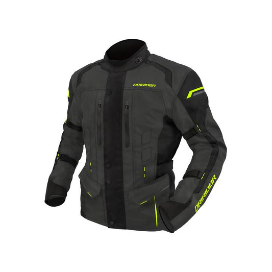 Dririder Compass 4 Youth Jacket - Grey / Black / Hi-Vis