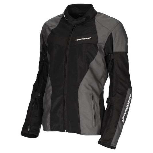 Dririder Vivid 3 Air Women's Jacket - Grey / Black