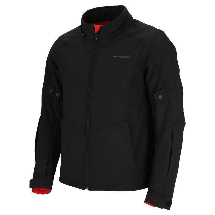 Dririder BLVD Waterproof Soft Shell Hooded Jacket - Black