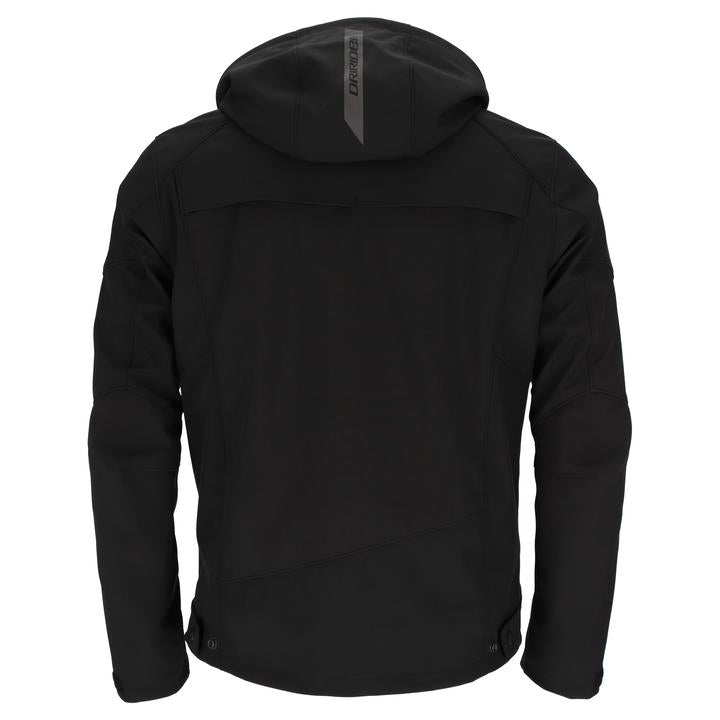 Dririder BLVD Waterproof Soft Shell Hooded Jacket - Black