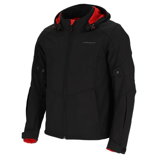 Dririder BLVD Waterproof Soft Shell Hooded Jacket - Black