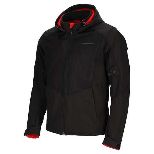 Dririder BLVD Air Soft Shell Hooded Jacket - Black