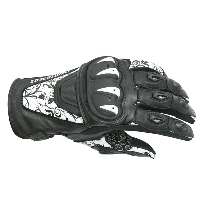 Dririder Stealth Women's Gloves - White / Black