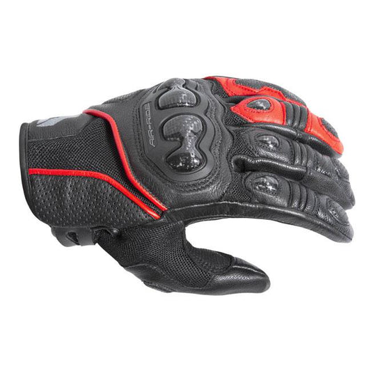 Dririder Air-Ride 2 Short Cuff Gloves - Black / Red