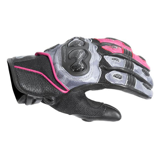 Dririder Air-Ride 2 Women's Short Cuff Gloves - Camo Pink