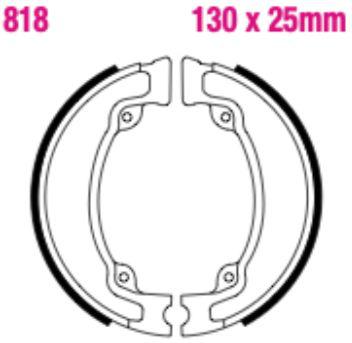 EBC Brake Shoe Set - 818