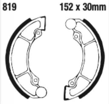 EBC Brake Shoe Set - 819