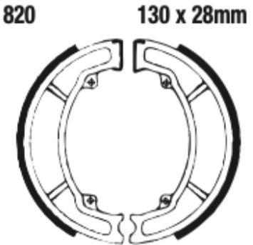 EBC Brake Shoe Set - 820