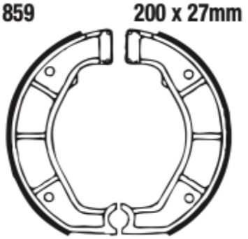 EBC Brake Shoe Set - 859