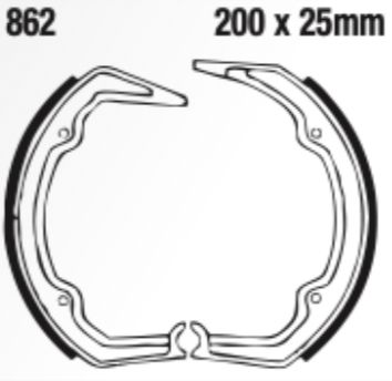 EBC Brake Shoe Set - 862