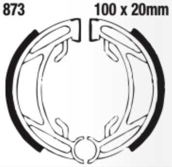EBC Brake Shoe Set - 873