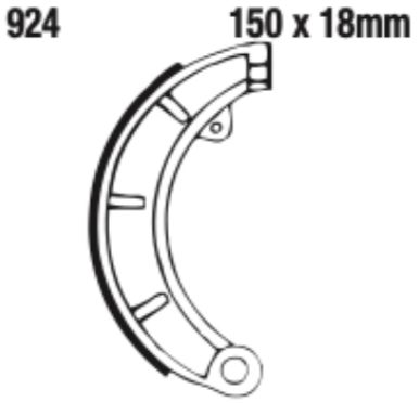 EBC Brake Shoe Set - 924