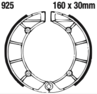 EBC Brake Shoe Set - 925