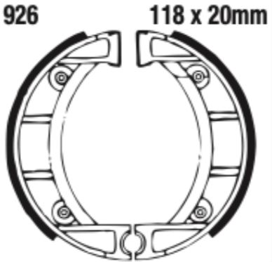 EBC Brake Shoe Set - 926