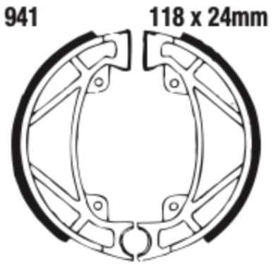 EBC Brake Shoe Set - 941