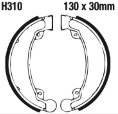 EBC Brake Shoe Set - H310