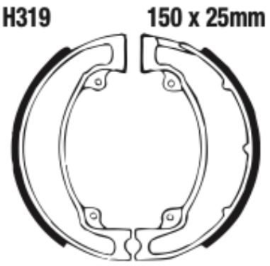 EBC Brake Shoe Set - H319