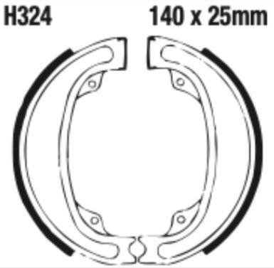 EBC Brake Shoe Set - H324