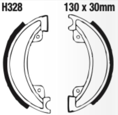 EBC Brake Shoe Set - H328