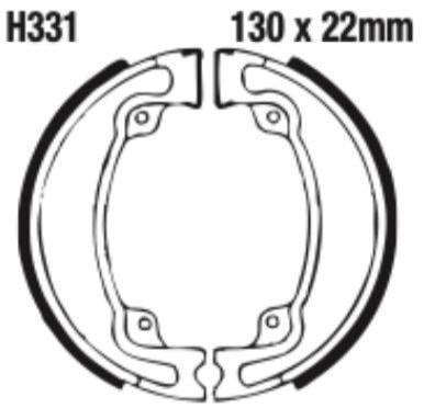EBC Brake Shoe Set - H331