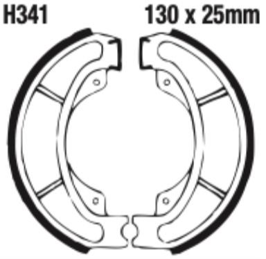 EBC Brake Shoe Set - H341