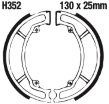 EBC Brake Shoe Set - H352