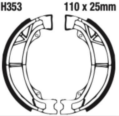 EBC Brake Shoe Set - H353