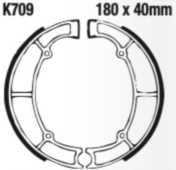 EBC Brake Shoe Set - K709