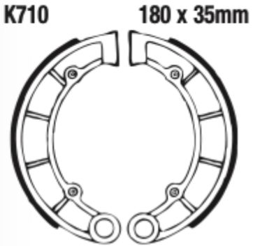 EBC Brake Shoe Set - K710