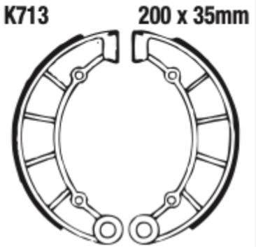 EBC Brake Shoe Set - K713
