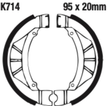 EBC Brake Shoe Set - K714
