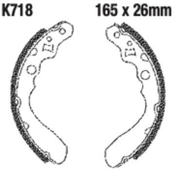 EBC Brake Shoe Set - K718