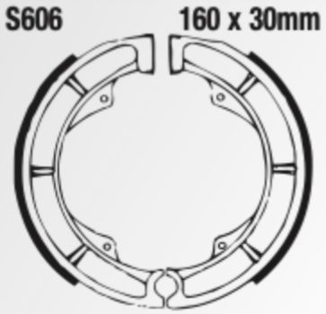 EBC Brake Shoe Set - S606