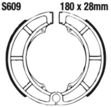 EBC Brake Shoe Set - S609