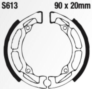 EBC Brake Shoe Set - S613