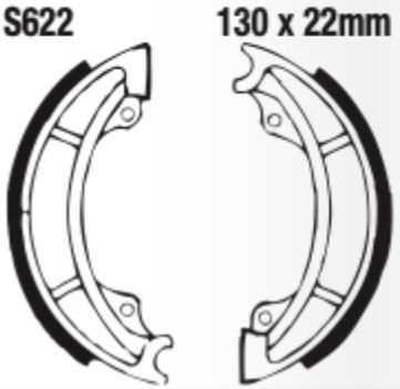 EBC Brake Shoe Set - S622