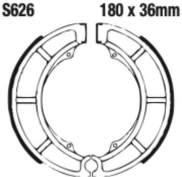 EBC Brake Shoe Set - S626