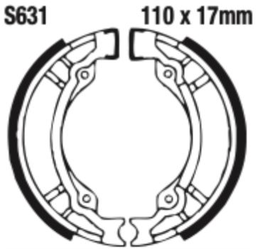 EBC Brake Shoe Set - S631
