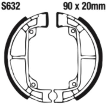 EBC Brake Shoe Set - S632