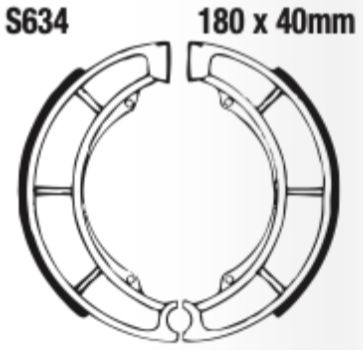 EBC Brake Shoe Set - S634